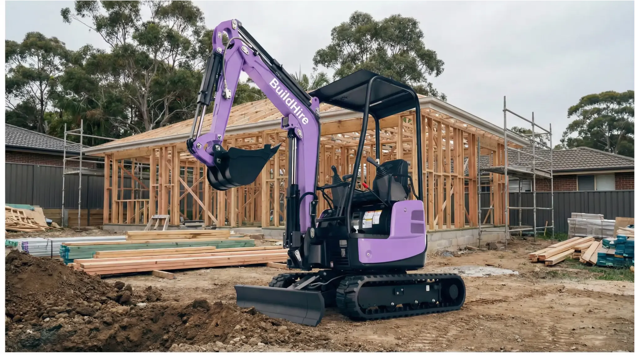 1.7T Mini Excavator (ViO17 Yanmar)