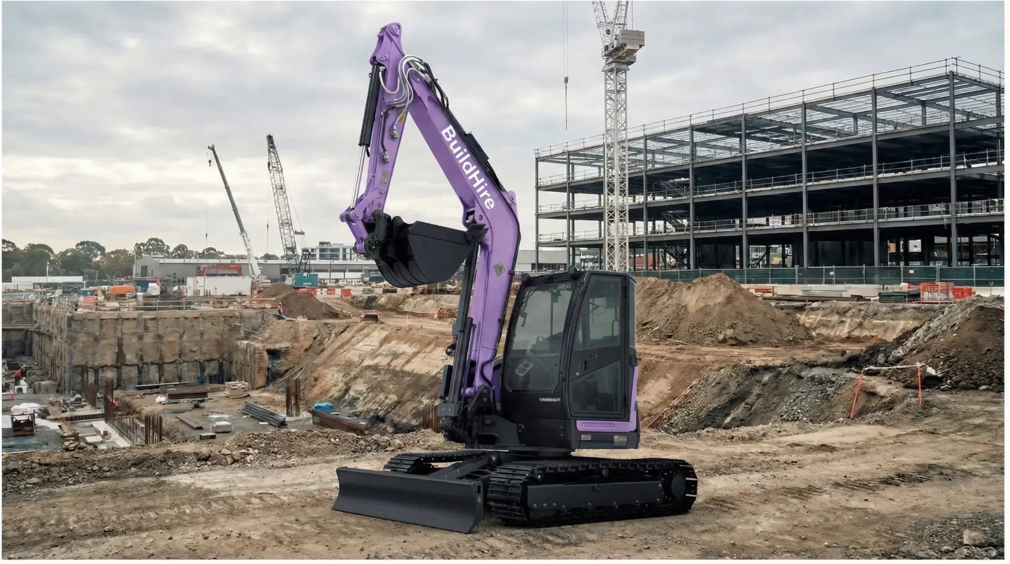 8T Excavator (ViO80 Yanmar)